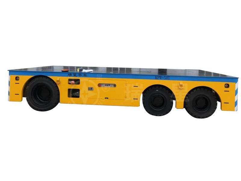 50噸輪胎式無軌電動(dòng)平車