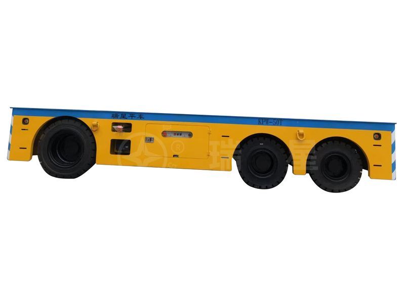 50噸輪胎式無軌電動(dòng)平車